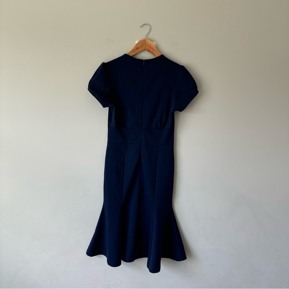 Elegant Navy Blue Women's Dress